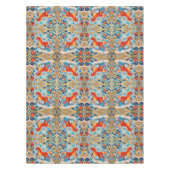 Neues Jahr 2026 Red Fiery Horse Weihnachtsmuster Tischdecke (Vorderseite)