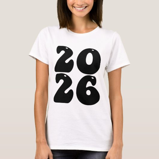 Neues Jahr 2026 T-Shirt (Vorderseite)