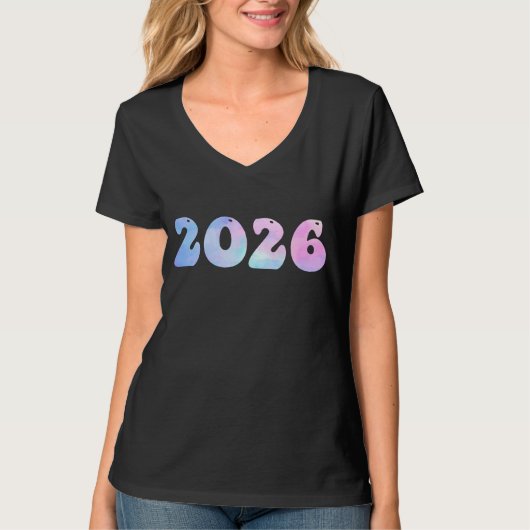 Neues Jahr 2026 T-Shirt (Vorderseite)