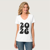 Neues Jahr 2026 T-Shirt (Vorderseite Vollansicht)