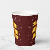 Neues Jahr 20xx Gold Band hinzufügen Pappbecher (Rechts)