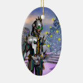 NEUES JAHR EINES ZYBORGS KERAMIK ORNAMENT (Rechts)