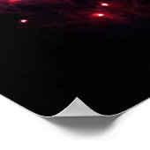 Neues Jahr: endgültiger Feuerwerksstrauß - Poster (Ecke)