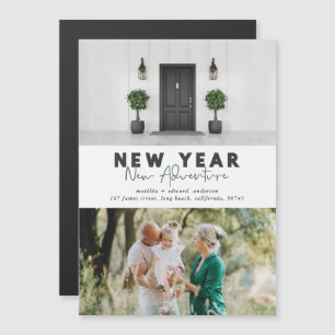 Neues Jahr Erlebnis Multi-Foto Urlaub Magnetkarte