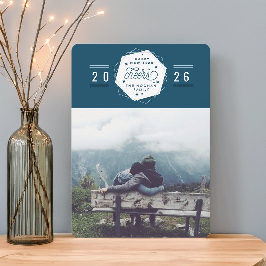 Neues Jahr-Foto Feiertagskarte