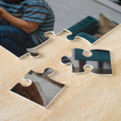 Neues Jahr Foto für moderne Skripttext Puzzle (Seite)