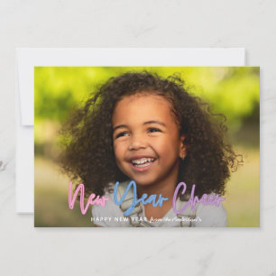 Neues Jahr Foto hell modern farbenfroh Nebel Ankündigung