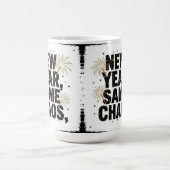 Neues Jahr, gleiches Chaos Kaffeetasse (Mittel)