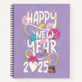 Neues Jahr glücklich_2025 Notizblock (Vorderseite)