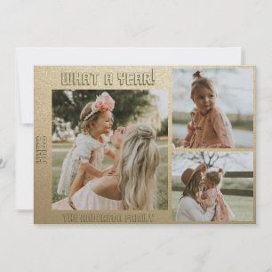 Neues Jahr glücklichPersönliches Foto und Text Feiertagskarte