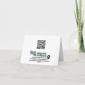 Neues Jahr - goldene Eleganz - Basenji Feiertagskarte (Rückseite)