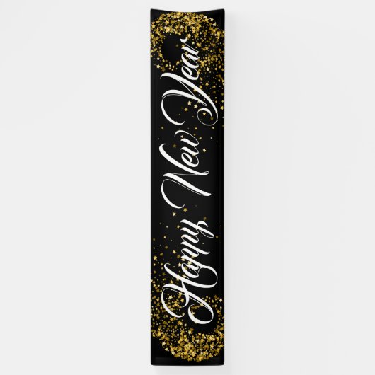 Neues Jahr im Innern glücklich Banner (Vertikal)