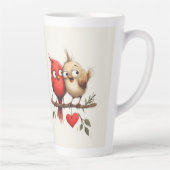 Neues Jahr, Liebe, Vögel Milchtasse (Rechts)