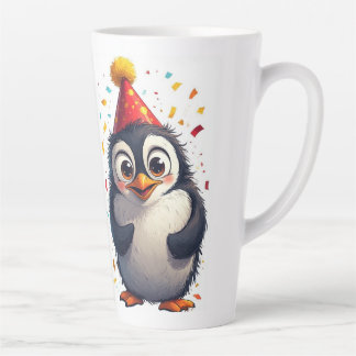 Neues Jahr, Liebe, Vögel, Pinguine Milchtasse