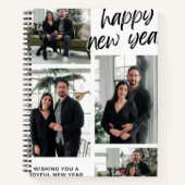 Neues Jahr mit Liebe Browns Family Spirituosen Not Notizblock (Vorderseite)