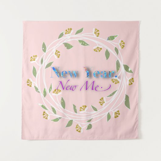 Neues Jahr Neu Wandteppich (Vorderseite)