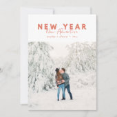 Neues Jahr Neue Abenteuer Foto Ferienkarte (Vorderseite)