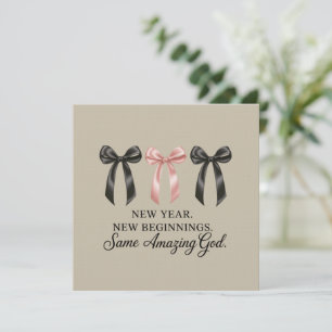Neues Jahr Neue Anfänge Derselbe Erstaunliche Gott Einladung