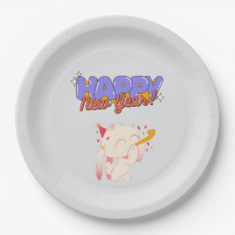 "Neues Jahr, neue Lebensräume" Pappteller