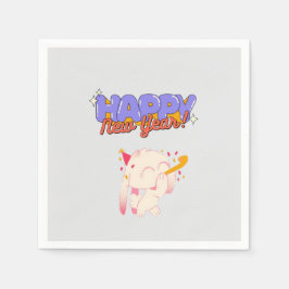 "Neues Jahr, neue Lebensräume" Serviette
