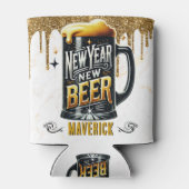 Neues Jahr Neues Bierfest Party Dosenkühler (Rückseite)