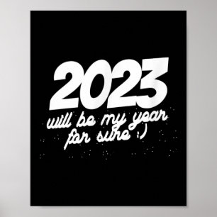 Neues Jahr Neues Ich! Design Lustiges Neujahrszita Poster