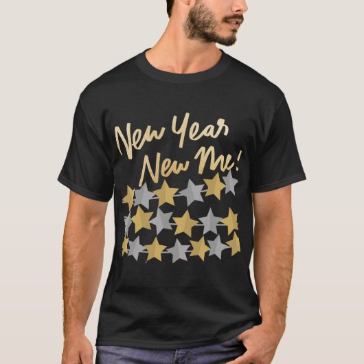Neues Jahr Neues Ich, Glück Neues Jahr 2025 Feierl T-Shirt (Vorderseite)