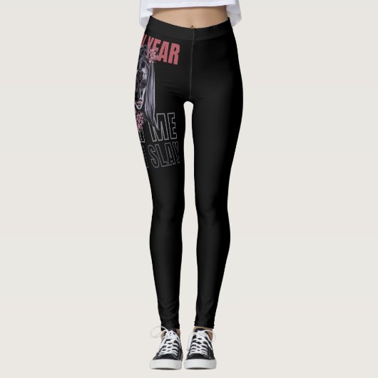 Neues Jahr, Neues Ich, Neues Laien! Girl Power Sku Leggings (Vorderseite)
