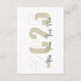 Neues Jahr, neues Leben Begleitkarte