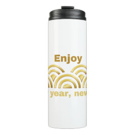 Neues Jahr, neues Leben Thermosbecher