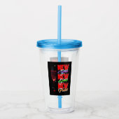 Neues Jahr Neues Lob Acryltrinkbecher (Vorderseite)