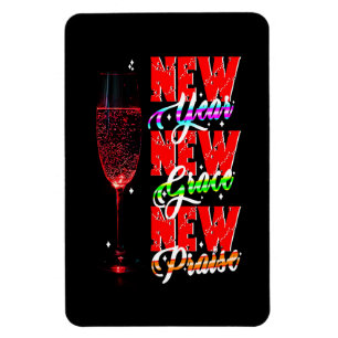 Neues Jahr Neues Lob Magnet