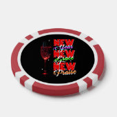 Neues Jahr Neues Lob Pokerchips (Einzeln)