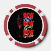 Neues Jahr Neues Lob Pokerchips (Rückseite)