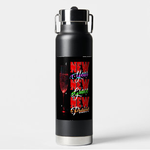 Neues Jahr Neues Lob Trinkflasche