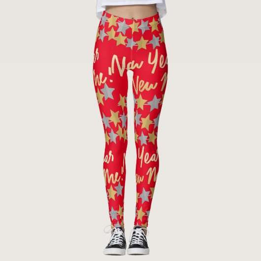 Neues Jahr New Me, glückliches neues Jahr 2022 Fes Leggings (Vorderseite)