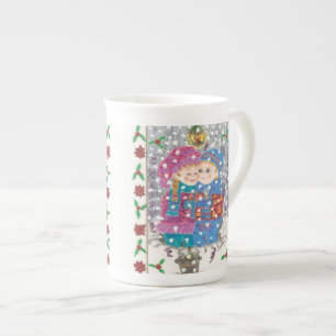 Neues Jahr-Spezialitäten-Tasse Porzellantasse