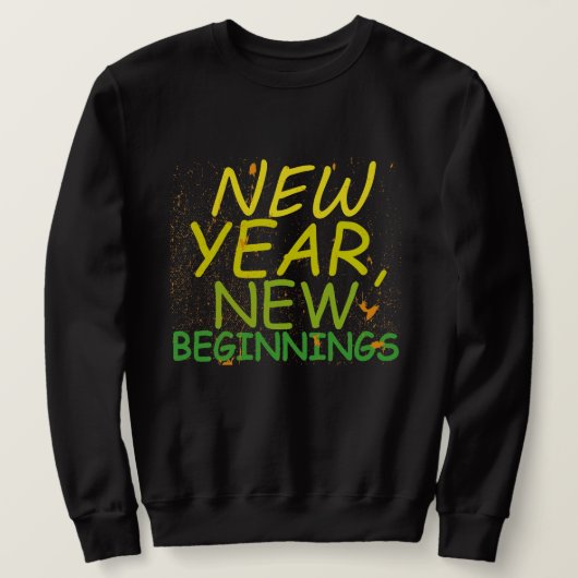 NEUES JAHR SWEATSHIRT (Design vorne)