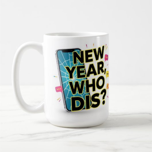 Neues Jahr, was soll's Kaffeetasse (Links)