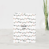 Neues Jahr will Foto für eine benutzerdefinierte F Karte (Rückseite)