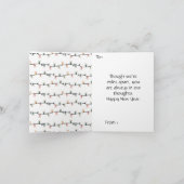 Neues Jahr will Foto für eine benutzerdefinierte F Karte (Innenseite)