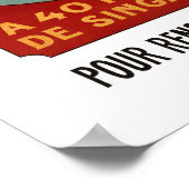 Neues Java Vintage Travel Poster (Ecke)