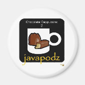 Neues JavaPodz Chocolate Cappuccino Magnet (Vorne)