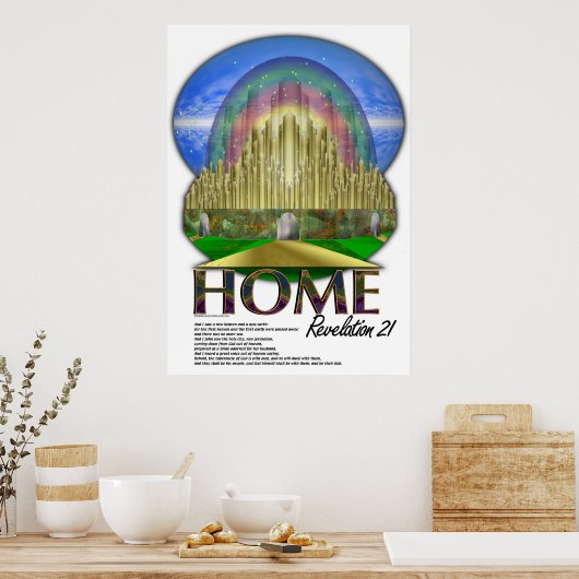 neues Jerusalem2p Poster (Küche)