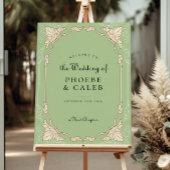 Neues Kapitel Alte Buchbibliothek Hochzeitszeichen Poster