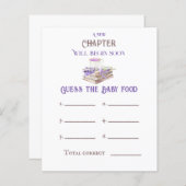 Neues Kapitel Anfängt Buch Ratschläge Baby Shower (Vorne/Hinten)