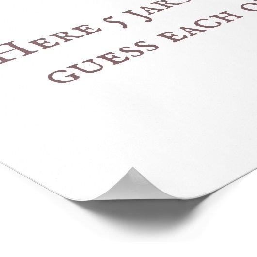 Neues Kapitel Anfängt Buch Ratschläge Baby Shower  Poster (Ecke)