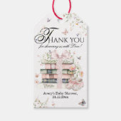 Neues Kapitel Anfängt Wildblume Babymädchen Dusche Geschenkanhänger (Vorderseite)