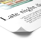 Neues Kapitel Baby Dusche - Spätabendtauchspiel Poster (Ecke)