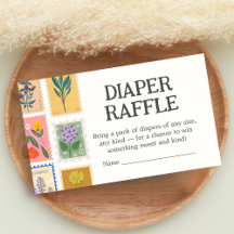 Neues Kapitel Baby Shower Windel Raffle